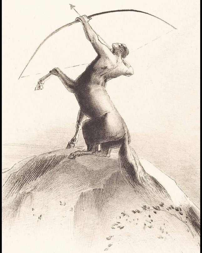 Odilon Redon - Centaur Visant les Nues