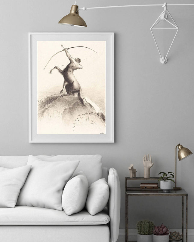 Odilon Redon - Centaur Visant les Nues