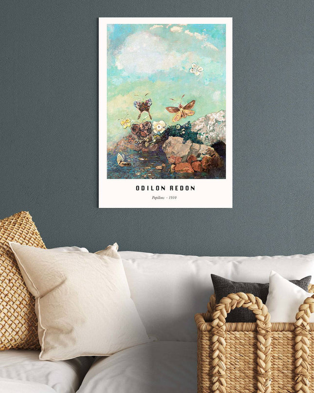 Odilon Redon - Papillons Poster