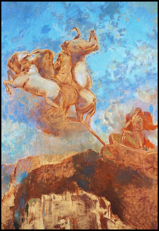 Odilon Redon - The Chariot of Apollo