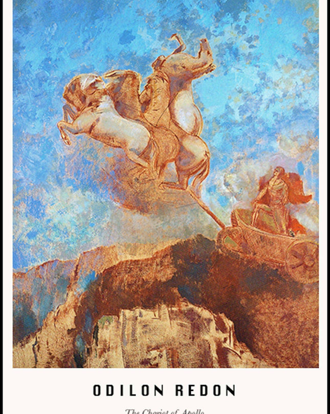 Odilon Redon - The Chariot of Apollo Poster
