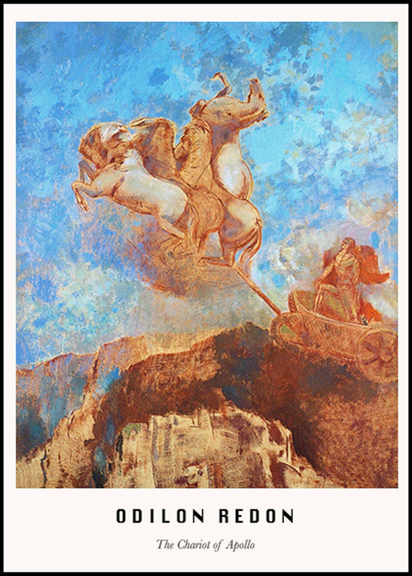Odilon Redon - The Chariot of Apollo Poster