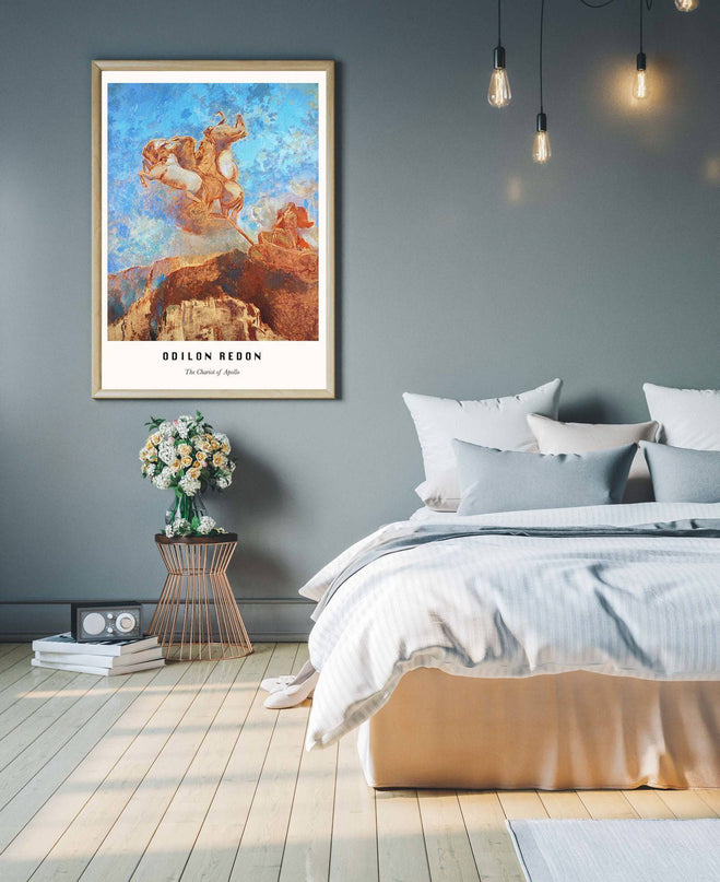 Odilon Redon - The Chariot of Apollo Poster