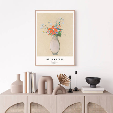 Odilon Redon - Vase de Fleurs Poster