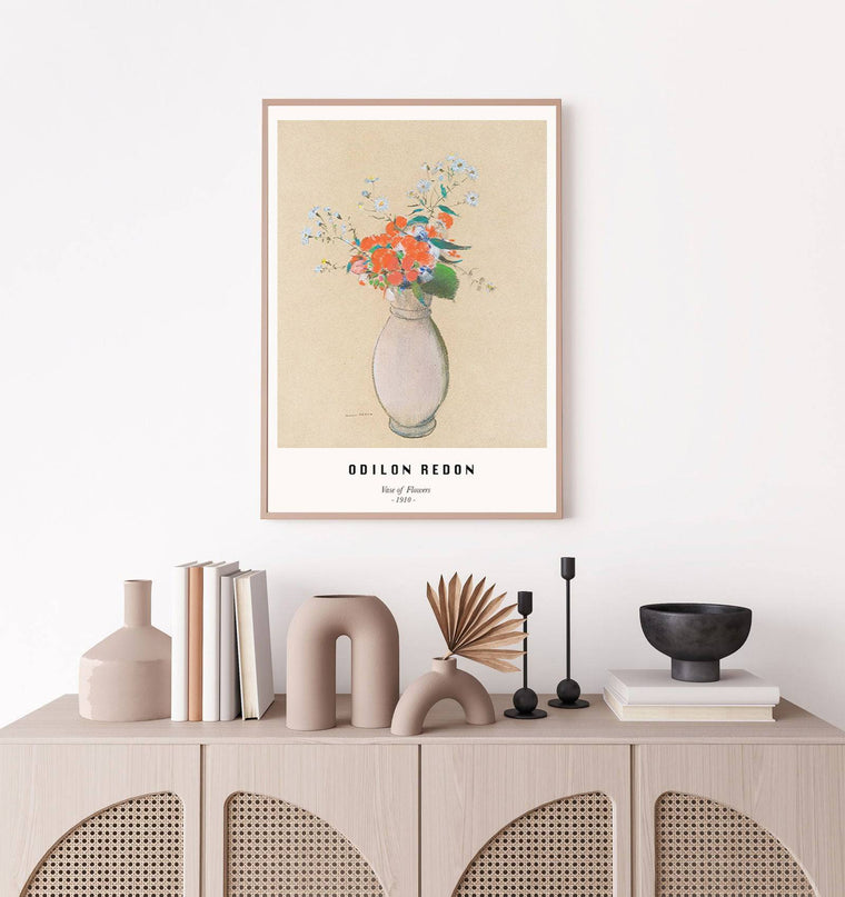 Odilon Redon - Vase de Fleurs Poster