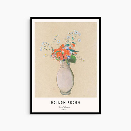 Odilon Redon - Vase de Fleurs Poster