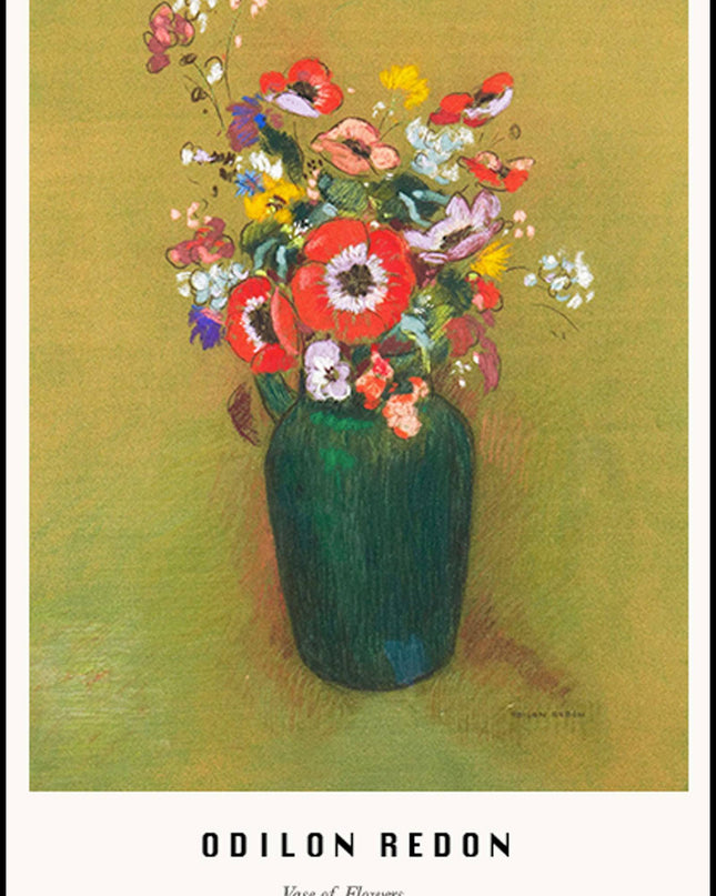 Odilon Redon - Vase of Flowers Poster