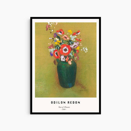 Odilon Redon - Vase of Flowers Poster