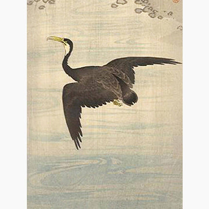 Ohara Koson - Comorant Poster