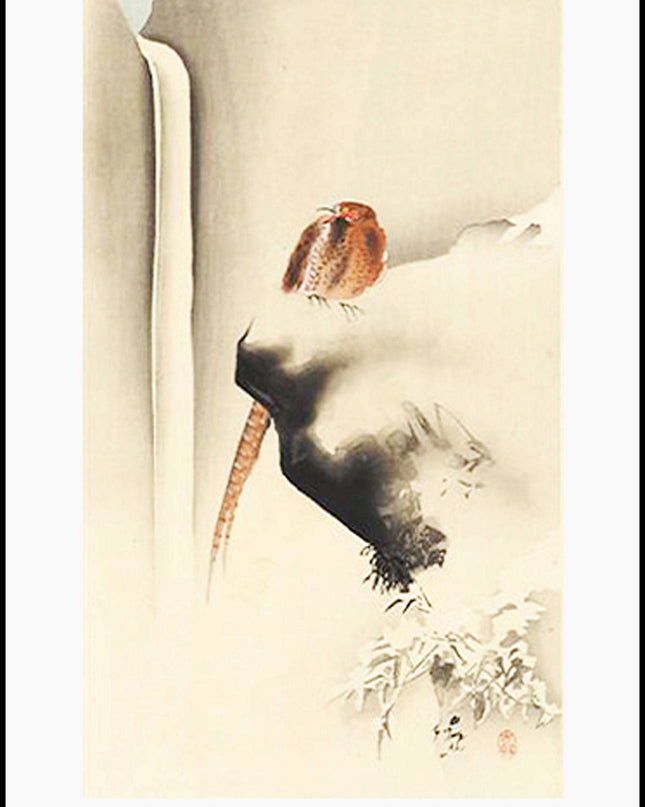Ohara Koson - Copper Peasants in Snow Poster