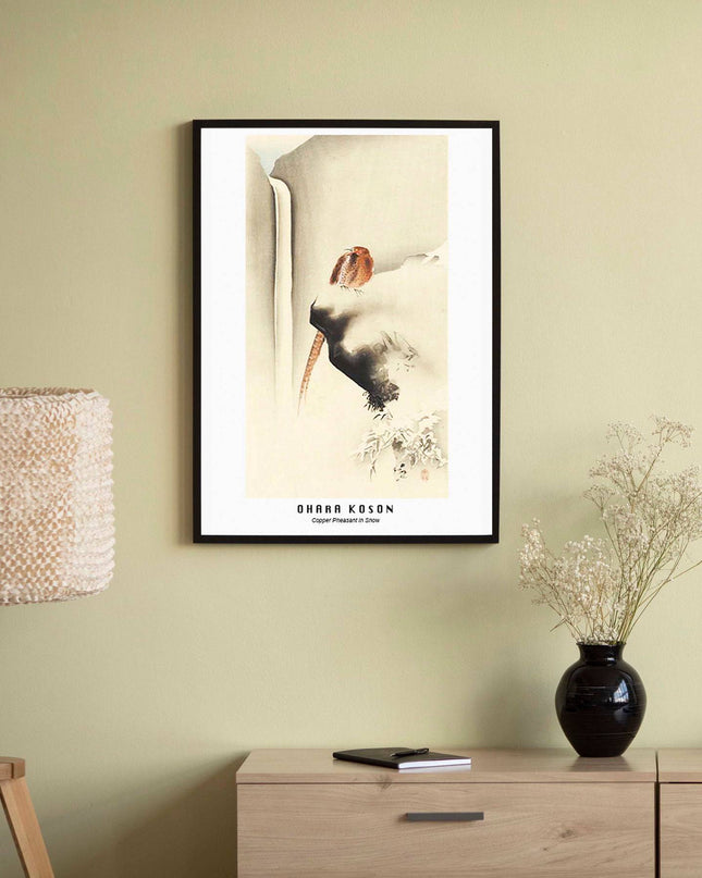 Ohara Koson - Copper Peasants in Snow Poster