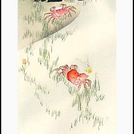 Ohara Koson - Crabs Poster
