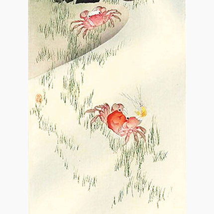 Ohara Koson - Crabs Poster