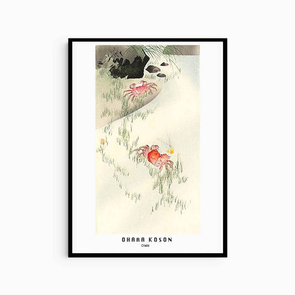 Ohara Koson - Crabs Poster