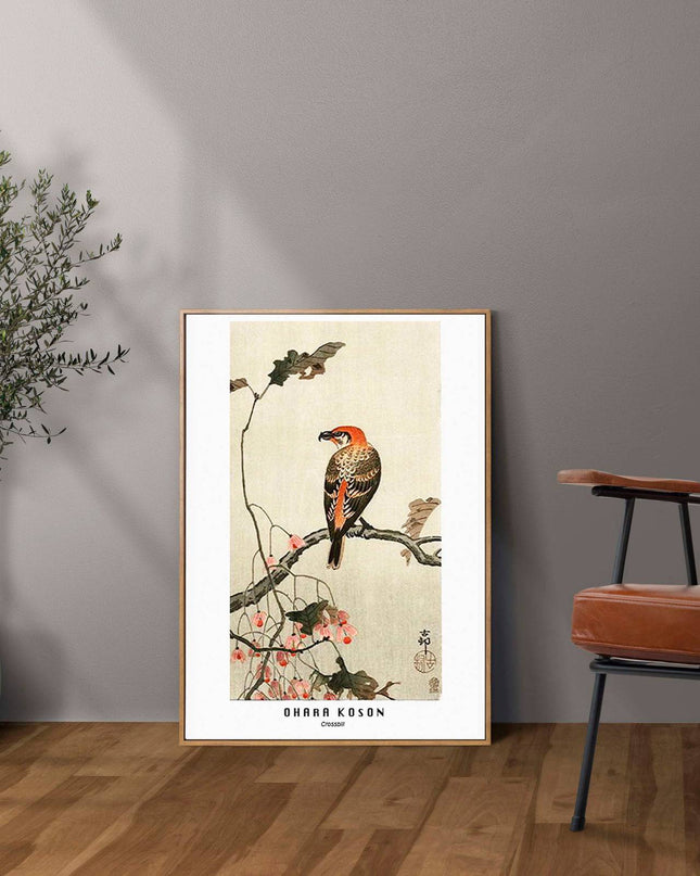 Ohara Koson - Crossbill Poster