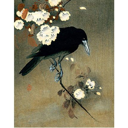Ohara Koson - Crow and Blossom Poster
