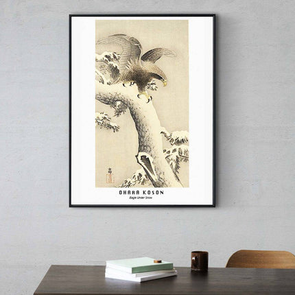 Ohara Koson - Eagle Under Snow Poster