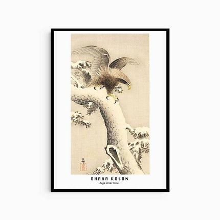 Ohara Koson - Eagle Under Snow Poster