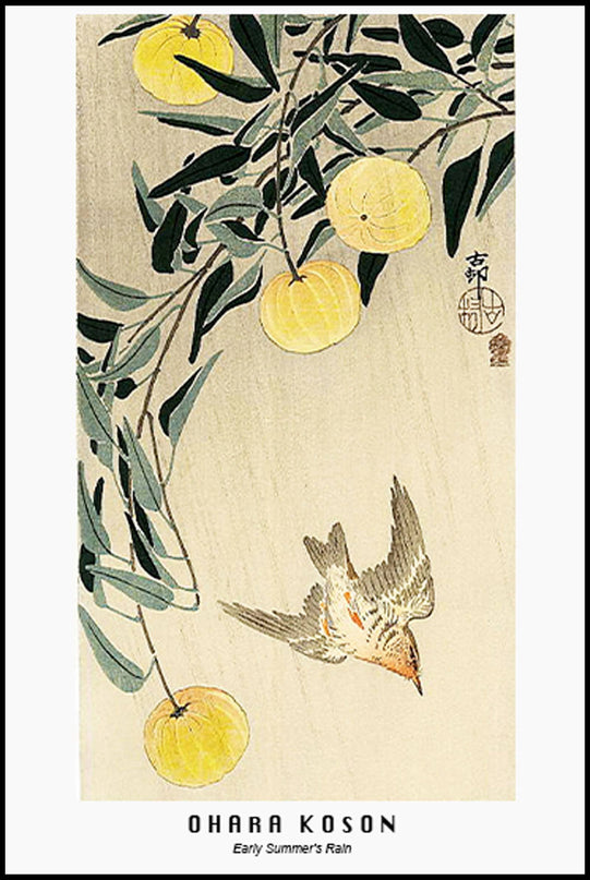Ohara Koson - Early Summer's Rain Poster