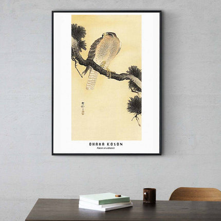 Ohara Koson - Falcon on a Branch Poster
