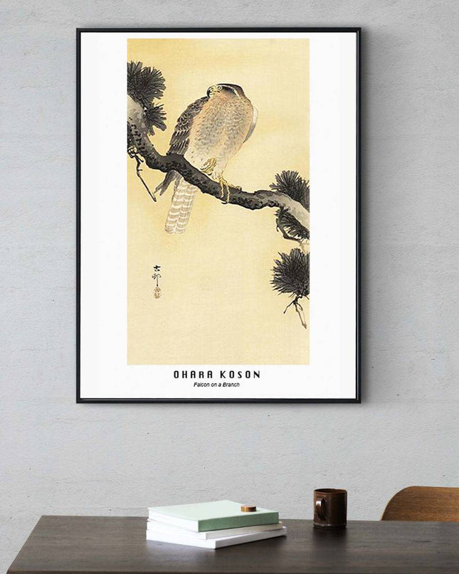 Ohara Koson - Falcon on a Branch Poster
