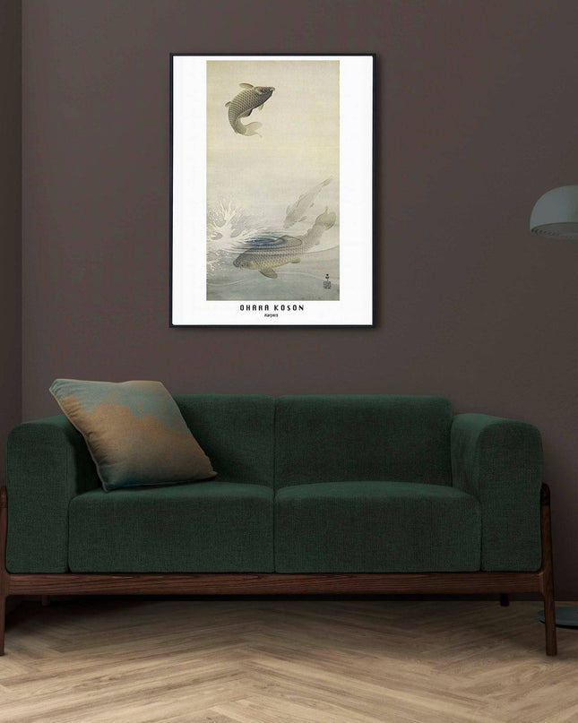 Ohara Koson - Karpers Poster
