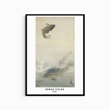 Ohara Koson - Karpers Poster