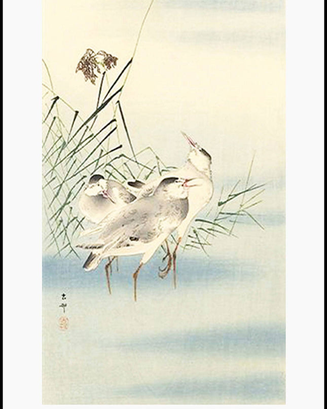 Ohara Koson - Sandpipers Poster