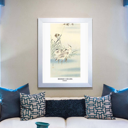 Ohara Koson - Sandpipers Poster