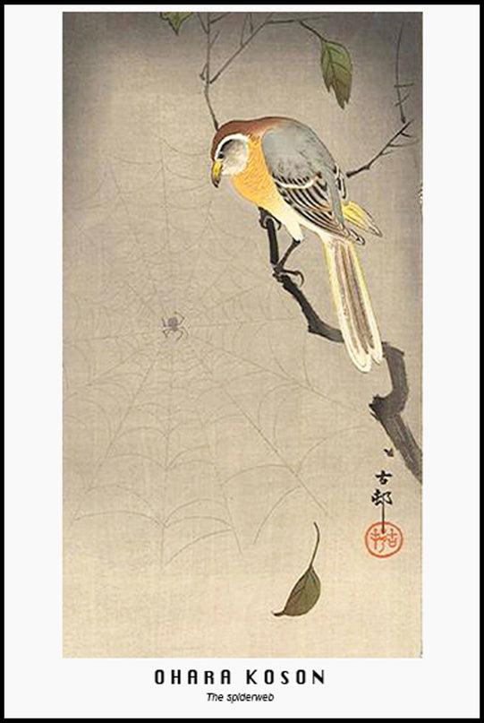 Ohara Koson - The Spiderweb Poster