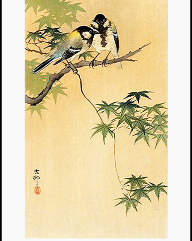 Ohara koson - Tits on Maple Poster