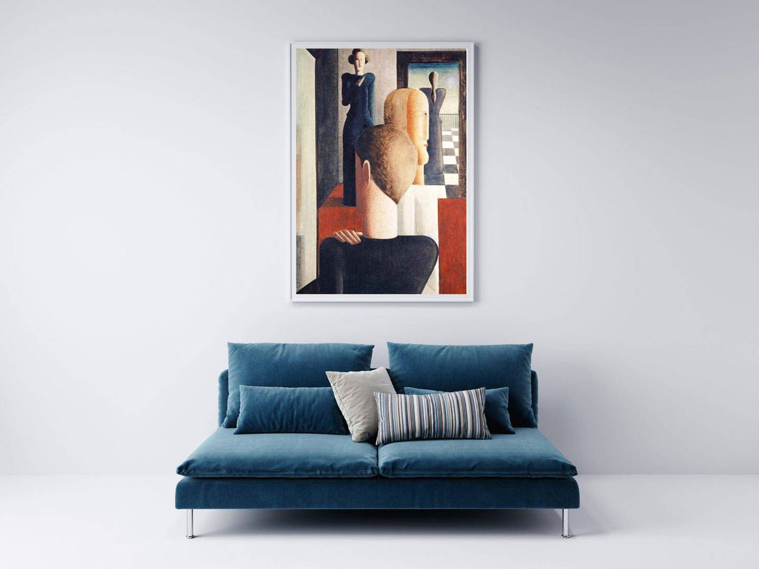 Oskar Schlemmer - Interior with Five Figures
