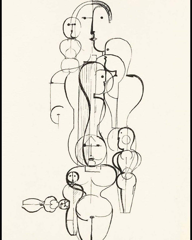 Oskar Schlemmer - Konzentrische Gruppe