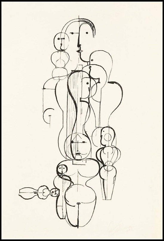 Oskar Schlemmer - Konzentrische Gruppe