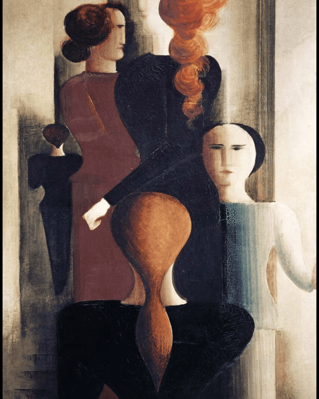 Oskar Schlemmer - Women on Stairway