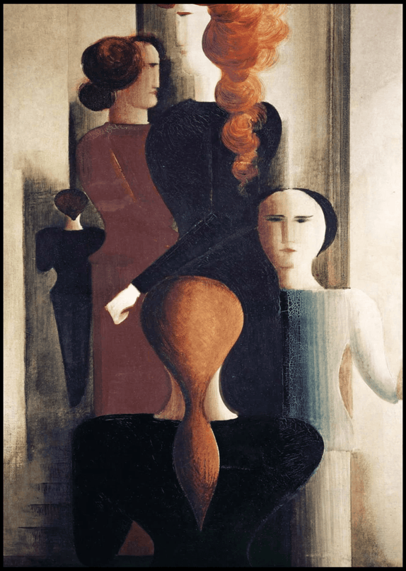 Oskar Schlemmer - Women on Stairway