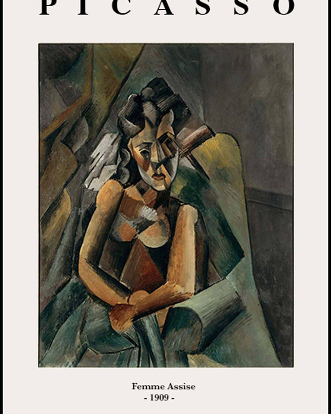 Pablo Picasso - Femme Assise Poster