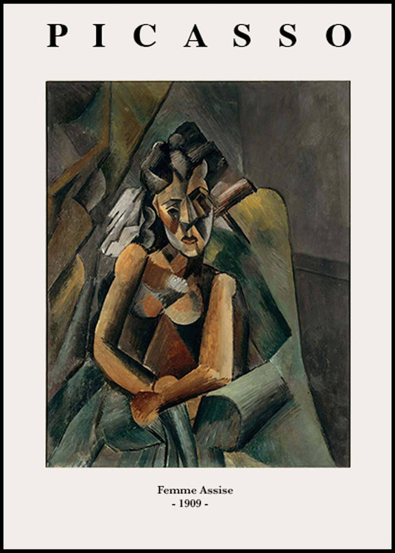 Pablo Picasso - Femme Assise Poster