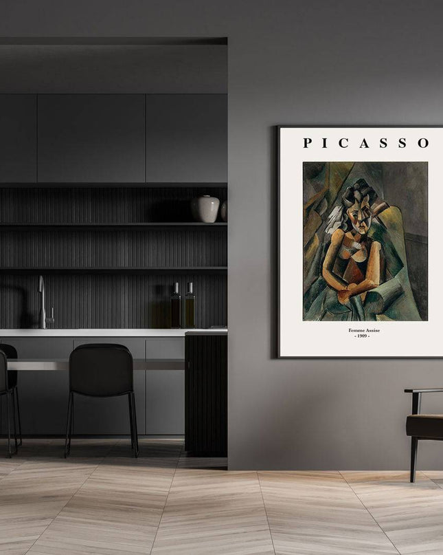 Pablo Picasso - Femme Assise Poster
