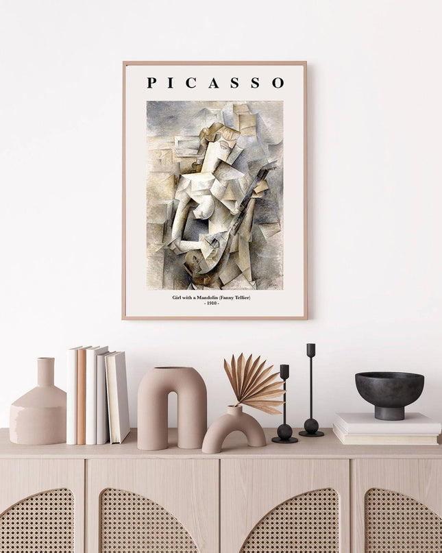 Pablo Picasso - Girl with a Mandolin Poster