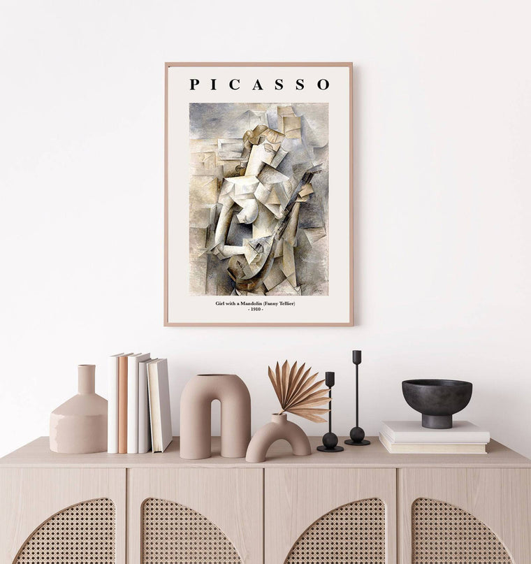 Pablo Picasso - Girl with a Mandolin Poster