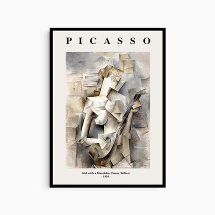 Pablo Picasso - Girl with a Mandolin Poster