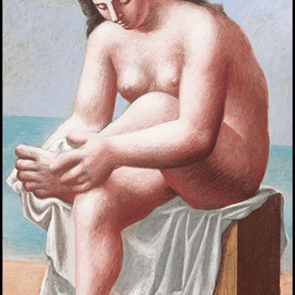 Pablo Picasso - Nu Assis S'essuyant Le Pied