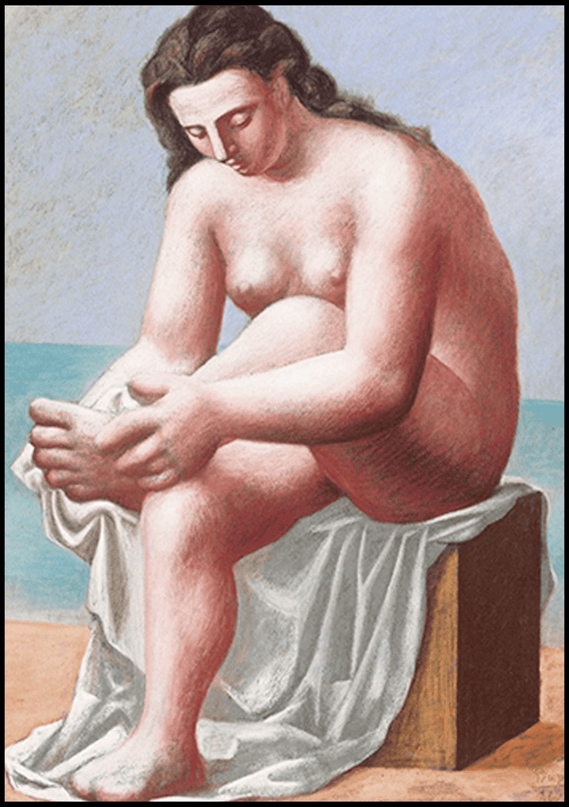 Pablo Picasso - Nu Assis S'essuyant Le Pied