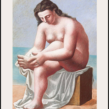 Pablo Picasso - Nu Assis S'essuyant Le Pied Poster