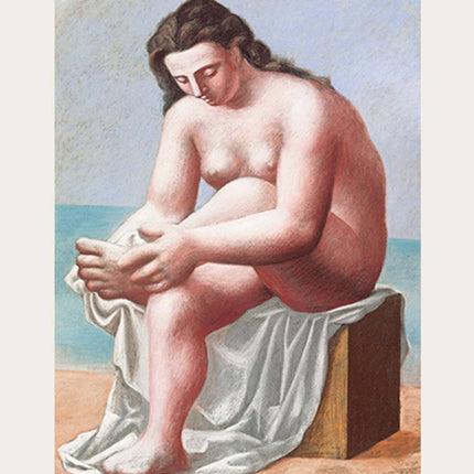 Pablo Picasso - Nu Assis S'essuyant Le Pied Poster