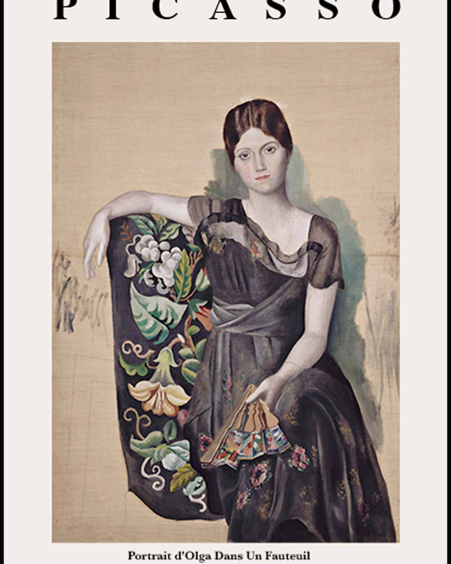 Pablo Picasso - Portrait D'Olga Dans Un Fauteuil Poster