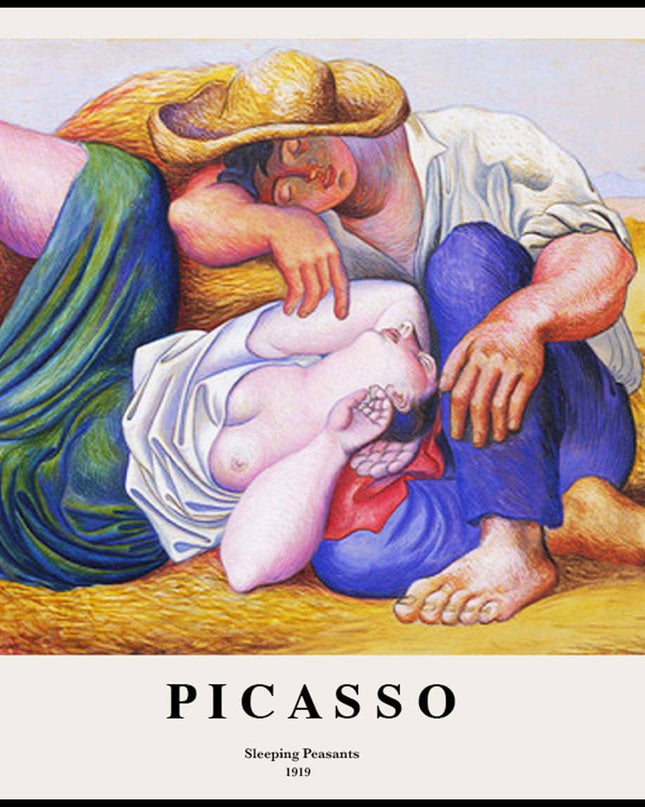 Pablo Picasso - Sleeping Peasants Poster