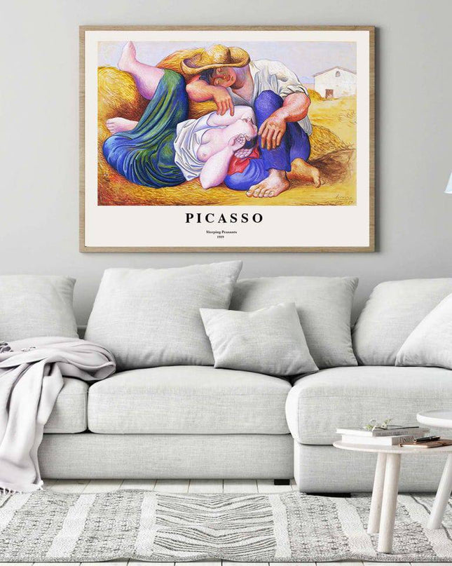 Pablo Picasso - Sleeping Peasants Poster