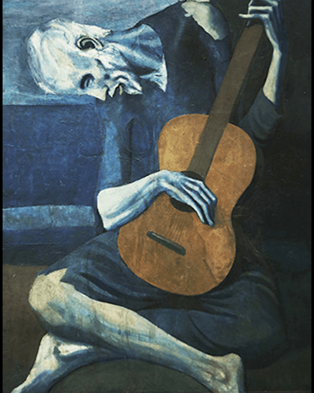 Pablo Picasso - Two Old Guitarist